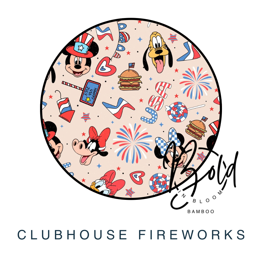 Clubhouse Fireworks Bamboo Children's Set (READY TO SHIP)