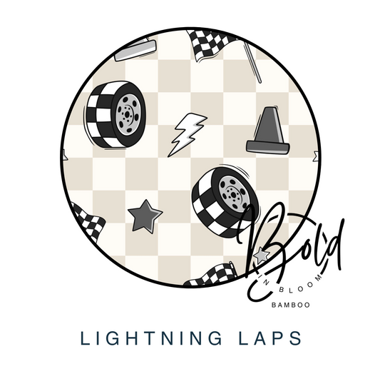 Lightning Laps Bamboo Joggers (READY TO SHIP)