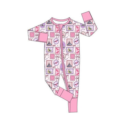Romantasy Baddie Bamboo Zippie (READY TO SHIP)