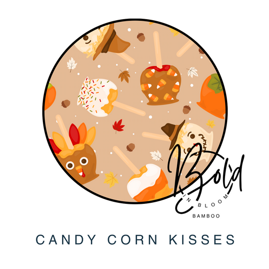 Candy Corn Kisses Bamboo Children's Set (READY TO SHIP)